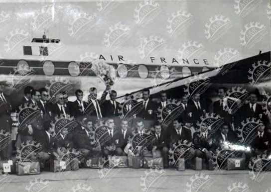 10 de junio de 1954 - Selección mexicana rumbo a Suiza